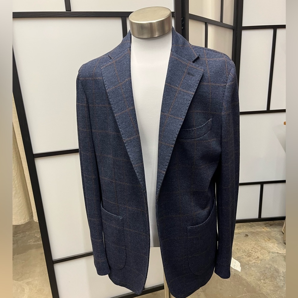 LBM 1911 blue check jersey